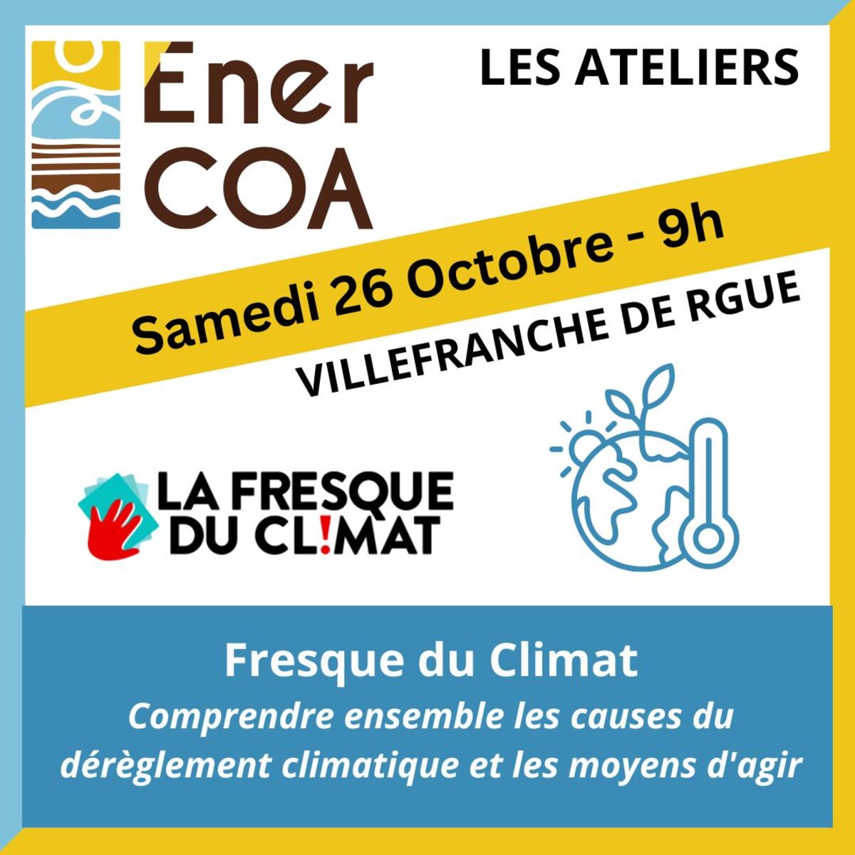 Les Rdv Economie d’Energie d’Enercoa - Atelier La Fresque du Climat