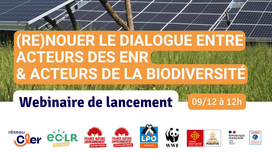 Webinaire - (Re)Nouons le dialogue : énergies renouvelables & biodiversité.