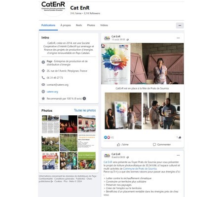 Actualité Cat EnR (Facebook)